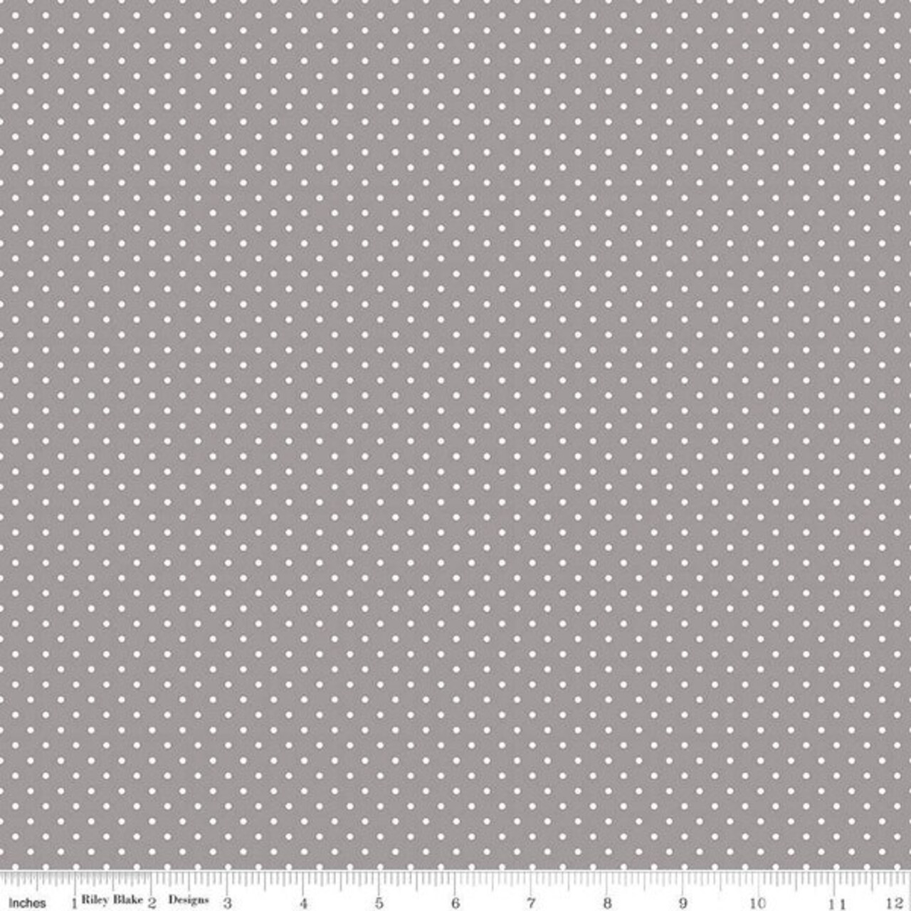 Swiss Dot in Gray (c670-40 gray) | Swiss Dot | Riley Blake Designs | Riley Blake